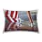 Stupell Industries Flag On Boat Hull Decorative Printed Throw Pillow